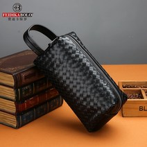 VIIBOY 남성 클러치백 남자파우치 남자손가방 지갑 레이어 소가죽 비즈니스 남성용 클러치 가죽