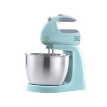 스탠드믹서 제빵 반죽기 Desktop Electric Egg Beater 3L Household Stainless Steel High-power 150W Hand, 01 파란
