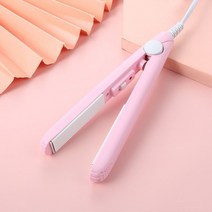 전문가용 매직기 미용실 음이온 고데기 반달 판 전기 부목 헤어 스트레이트너 핫에어 브러시 헤어 스타일링 스트레이트 컬링 듀얼 사용 헤어 드라이어 앞머리 스트레이트너, 02 Pink_01 미국