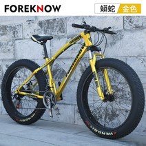 풀샥 MTB 자전거 고급 오프로드 두꺼운 타이어, 디자인 6_7단_20 인치