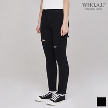 후아유 후아유 후아유 여성 스키니 진 블랙_WHTJA2351F (P002124003)