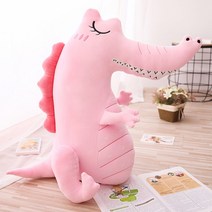 캐릭터 라지 쿠션 봉제인형 크리에이티브 악어 보풀 잠자리, T01-빅팬, C02-60cm