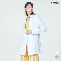 YK038 YK038 여성 보니 싱글 롱 자켓
