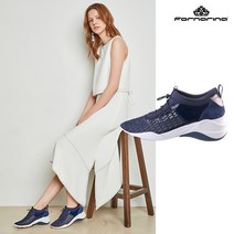 [포나리나]여성 6.5cm 글리터 네트 스페셜 스니커즈 F201SE03NV