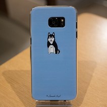 LG 스타일러스2 댕댕이 허스키 실리콘젤리 폰케이스.프디케