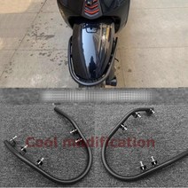 베스파 프리마베라125 스프린트125 GTS300 블랙 프론트 휀더 펜더 범퍼 가드