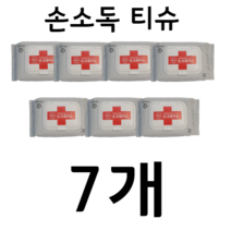 노브랜드 손소독 티슈 32매 7개, 7매