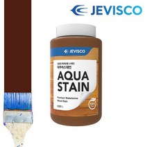 제비스코 아쿠아스테인 0.5L 목제용페인트 친환경 수성페인트, 아쿠아스테인 벚나무색(0.5L)