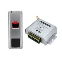 야외 1000 사용자 지문 판독기 RFID 생체 인식 액세스 제어 도어 시스템 10 태그 전원 어댑터 12V 3A, ID 125khz with K90