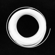PTFE 튜브 ID 0.3 0.6 0.8 1 1.2 1.5 1.6 1.8 2 2.5 3 4mm F46 모세관 절연 호스 리지드 파이프 고온 내식성, White, 5m_ID 0.5mm x 1.4mm
