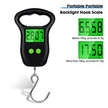 50kg 10g 디지털 여행 가방 규모 교수형 규모 전자 lcd 여행 가방 수하물 가방 무게 저울, 작은 후크