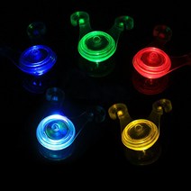 비케이웰텍 LED 스트링가드 감성 캠핑용품 걸림방지 자전거 안전등 후미등 안전용품, 레드