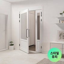 리바트키친 돌체 여닫이 중문(비대칭 고시형 스타일유리), 없음