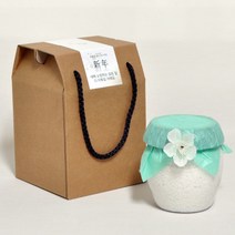 [나눔파티] 6형제소금밭 웨딩 고급소금선물 답례품, 1개, 클래식한지항아리_천일염