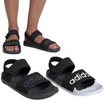 아디다스 [아디다스] 아딜렛 샌들 블랙+화이트 F35416 NC청주점_NCCJADIDAS NC