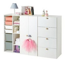 한샘(가구) 한샘 모모로 베이비장세트 1800 A형 스칸디, 화이트/민트(B)