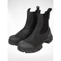 GANNI 가니 러버 첼시 부츠 S1912 099 BLACK GNS001