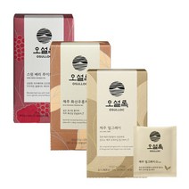 오설록 티백 루이보스 얼그레이 화산우롱차 3종세트