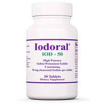 해외 Optimox Iodoral 50mg 요오드 Iodine 30정, 3개