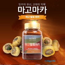 발효 마고마카 페루인삼 페루마카 남녀건강 과립 120g 2병