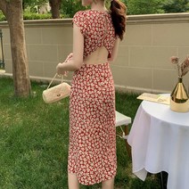 제주도여행복장 여행지 동남아 몰디브 등파인 원피스