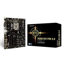 Biostar TB360-BTC PRO 2.0 코어 i7/i5/i3 인텔 8세대 9세대 LGA1151 B360 DDR4 12 GPU 마이닝 마더보드 업그레이드 모델