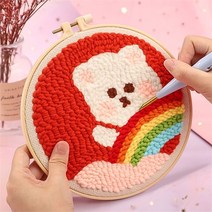 DIY 펀칭자수 패키지(큐트곰)