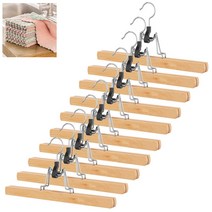 이케아 옷걸이집게 논슬립바지걸이 바지옷걸이, 바지걸이10개+다용도행주1개