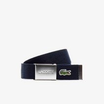 라코스테ACC 버클 장식 우븐 벨트 네이비 RC2012M52N166