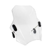 오토바이윈실드 윈드가드 오토바이 앞 유리 범용 모터바이크 디플렉터 용, Transparent