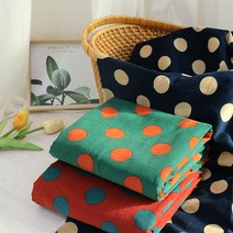 대폭 면100% 21W 골덴 도트 - 컬러30미리땡, 베이지／검정