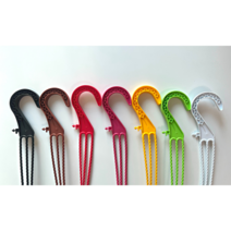 컬러 플라스틱 화분걸이 행잉포트 [독일산 / 국산 화분걸이], (국산) 빨강 화분걸이줄