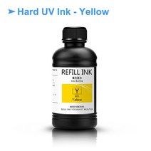 토너 카트리지 재생 250ML LED UV 잉크 DX4 DX5 DX6 DX7 DX10 TX800 XP600 엡손 1390 L800 L1800 L805 R1800 R1900 수정 프, CHINA, Hard - Yellow