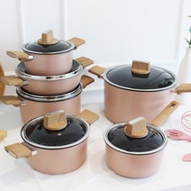 키친아트 IH 몬트 냄비 6type [인덕션 가능] 곰솥 양수 편수 전골, 양수냄비 24cm