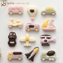 메이드 초콜릿 만들기 세트 타는놀이, 설명서+비닐봉투+상자+몰드+초코펜, 1세트