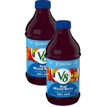 V8 Acai Mixed Berry 브이팔 아사이 믹스드 베리 주스 1.36L 2팩