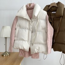 COSYEVNO 숙녀 패딩 조끼