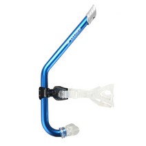센티 알루미늄 센터 스노클 훈련용 강습용 스노클 수영강습 스노클/호흡기, 블루