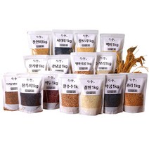[잡곡왕] 잡곡 300g 1kg 14종 찰현미 귀리 서리태 찹쌀 찰보리 늘보리 강낭콩 약콩 렌틸콩 찰흑미 찰수수 찰기장 병아리콩 적두(팥), 찰현미 1kg