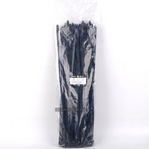 우전케이블 미란다 튼튼 케이블타이 450mm 흑 1봉 100pcs, 1개