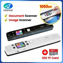 비파괴북스캐너 휴대용 미니 ISCAN 책 문서 이미지 리더 A4 크기 JPG PDF Formate 휴대용 LCD 디스플레이 비즈니스 영수증용, Black USB16G