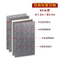 내화충진재 난연보온재 은박단열재 열반사단열재 보드, 두께 6cm(가로 1.2m*세로.0.6m)양면알루미늄