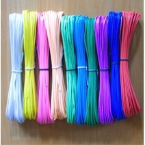 핸디몰 칼라전선 피복전선 몸체뼈대구성(굵기및 색상선택가능), 일반-분홍