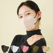 에이앤피 KF-AD 봄여름새부리형마스크 50매, 대형, 다크그레이