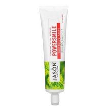 Jason Natural PowerSmile 화이트닝 치약 강력한 페퍼민트 170g(6oz), 6 온스, 170g