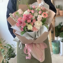 해운대꽃배달 부산꽃집 중형사이즈 핑크색감 기념일, 정관읍