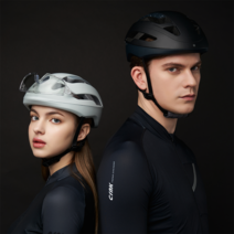 크랭크 앵글러 CRNK ANGLER 자전거 킥보드 경량 로드 픽시 Bicycle 헬멧, 라이트그레이(무광)