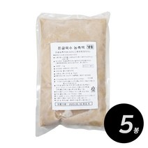 대상 돈골육수 농축액 1kg(냉동), 5개