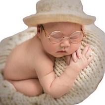 Baby Photography Props Grasses Photo Shoot Outfits Newborn Photo Cute Prop Infant Boy (Gold), 1