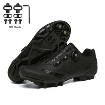 산악 자전거 로드 트렉남성 사이클링 신발 Mtb 레이싱 자전거 자동 잠금 속도 스니커즈 여성 Spd 클리트, 11 MTB-black-SP_08 44